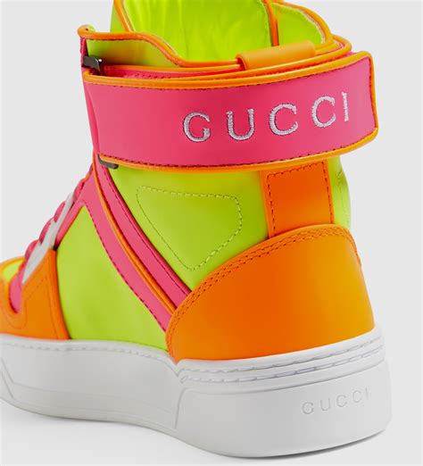 basket gucci multicolore|Gucci basket high top.